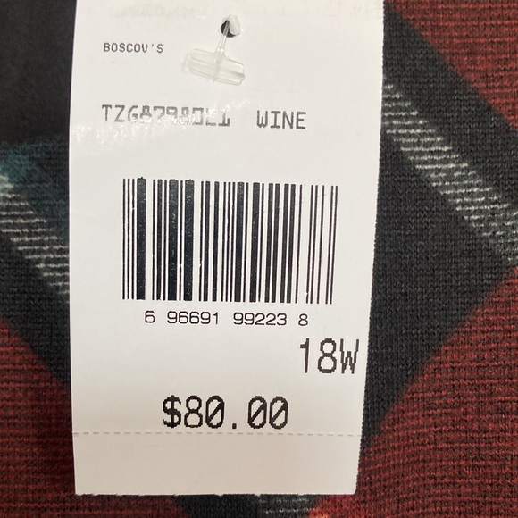 Relist1/22 Connected plaid print dress w pockets has some stretch 18W - Picture 16 of 16